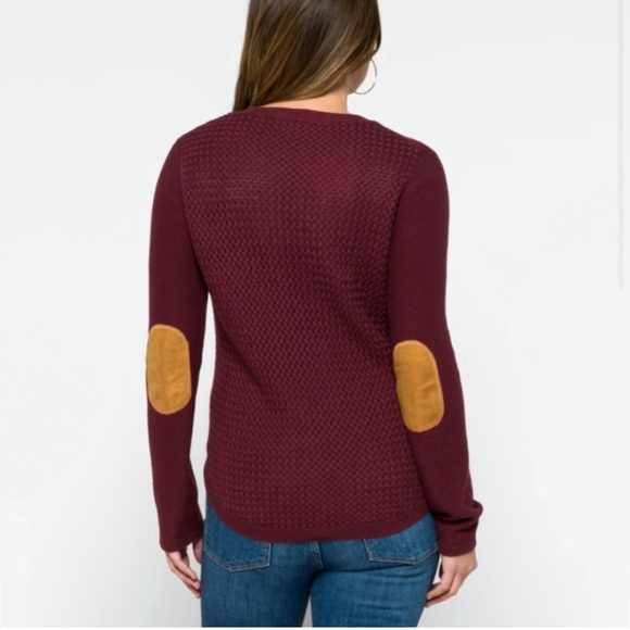 NWOT Lety & Me Joesy Elbow Patch Pullover size XXL - Picture 5 of 7